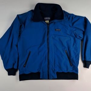 Vintage Lands End Jacket Coat Fleece Large